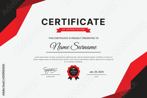 Certificate Template Design