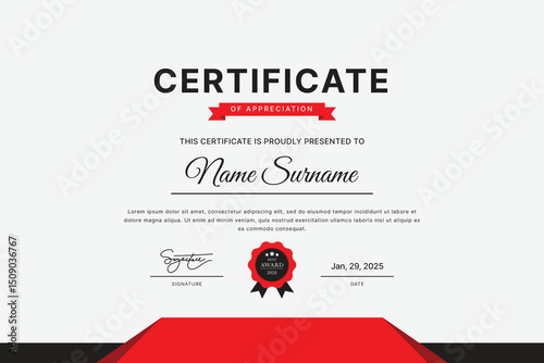 Certificate Template Design