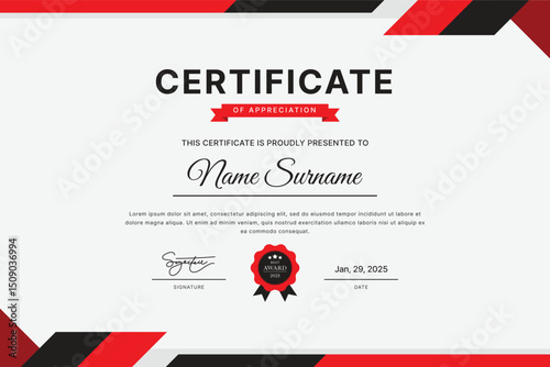 Certificate Template Design