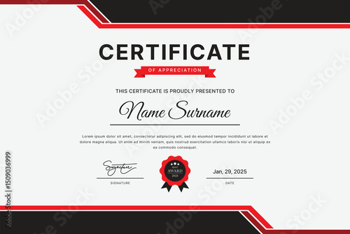 Certificate Template Design