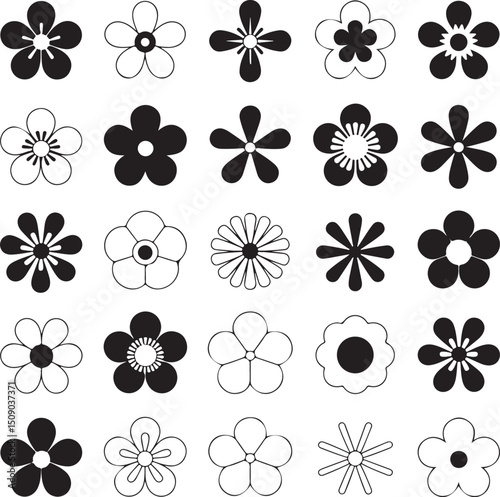 Minimal Flower Icon SVG | Simple Floral Line Art | Botanical Cut File for Cricut

Hand Drawn Flower Icon SVG | Elegant Floral Silhouette | Dainty Bloom Design

Floral Outline SVG | Cute Flower Icon | 