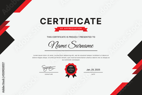 Certificate Template Design