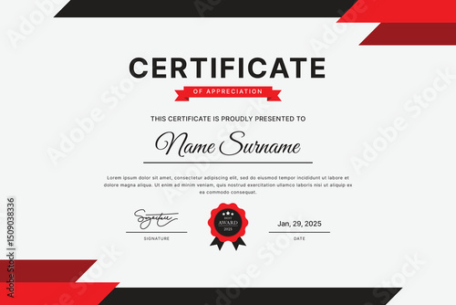 Certificate Template Design