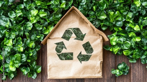 Eco-friendly home recycling concept