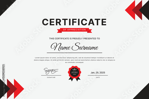 Certificate Template Design