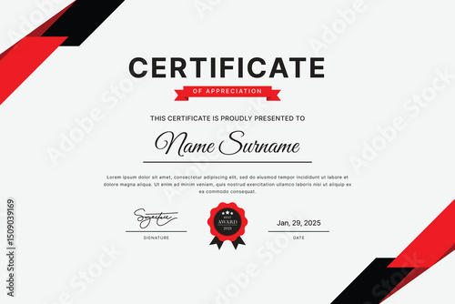 Certificate Template Design