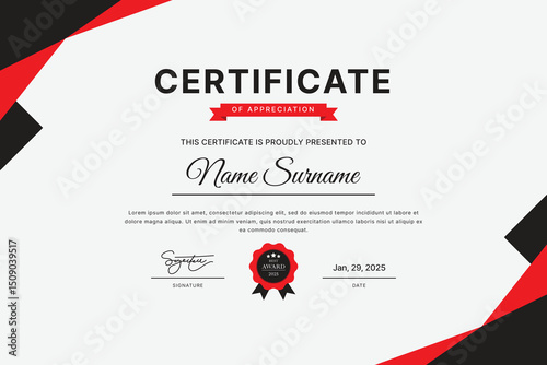 Certificate Template Design