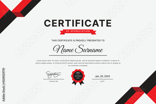 Certificate Template Design