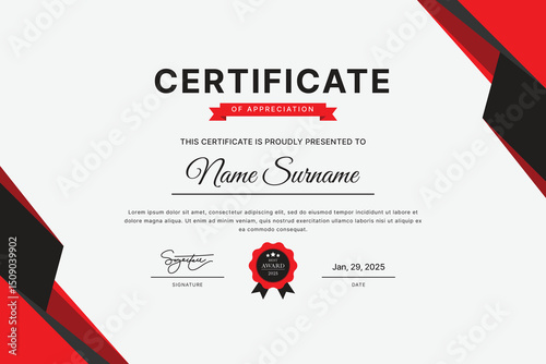 Certificate Template Design