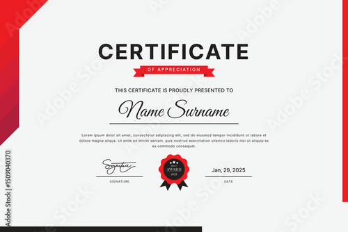 Certificate Template Design