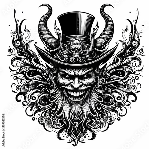 Devil graphic design