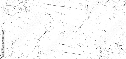 Scratched Grunge Urban Background Texture Vector. Dust Overlay Distress Grainy Grungy Effect. Distressed Backdrop Vector Illustration. Isolated Black on White Background. EPS 10.
