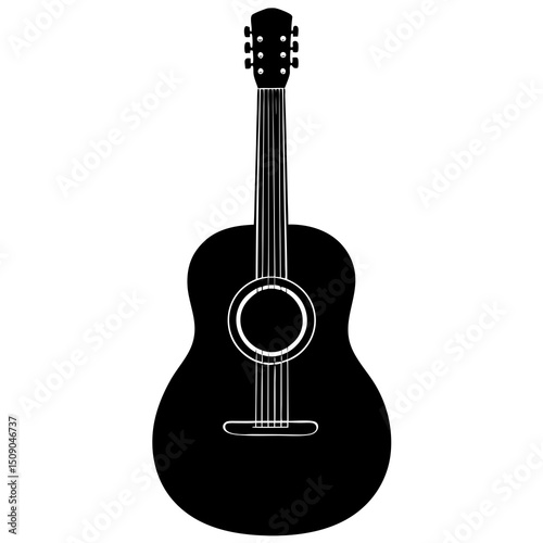 acoustic guitar vector