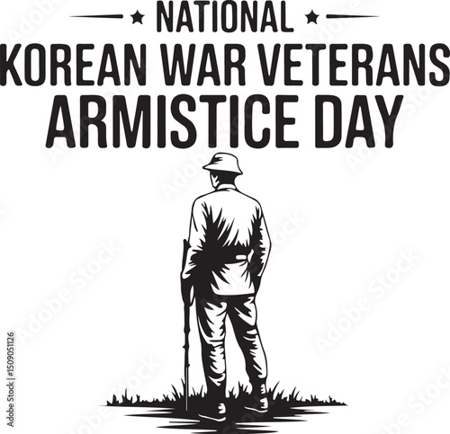 National Korean War Veterans Armistice Day T-shirt design