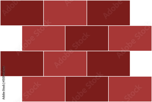 Brick Wall Simple Flat Sign for Graphics