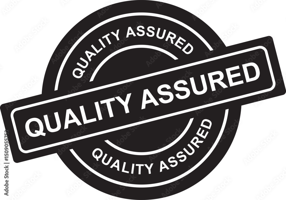 Fototapeta premium Premium Quality Assured Stamp Badge Vector Design