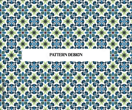 Seamless Floral Pattern with Hand-Drawn Leaves and Blooms – Vintage Botanical Background

