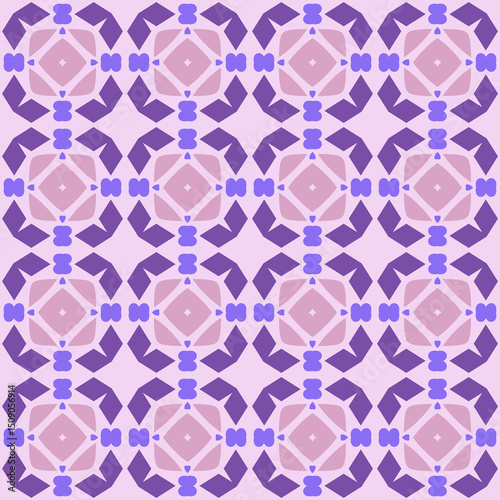 Symmetrical Dance seamless pattern