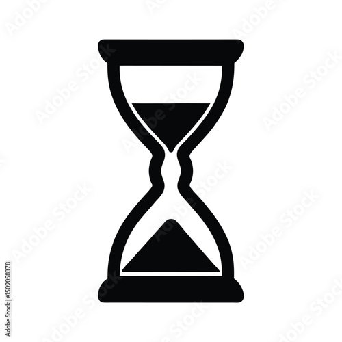 hourglass vector illustration