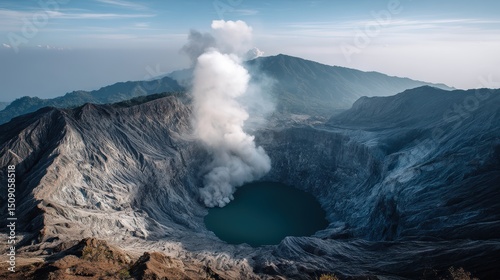 volcanic crater