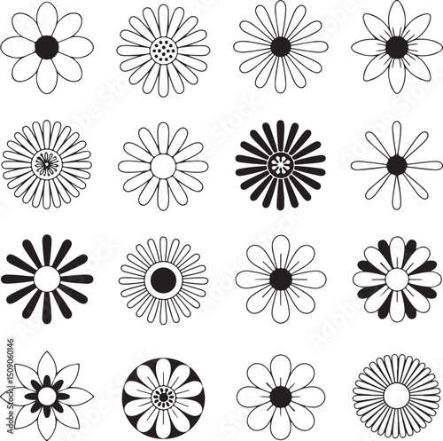 Minimal Flower Icon SVG | Simple Floral Line Art | Botanical Cut File for Cricut

Hand Drawn Flower Icon SVG | Elegant Floral Silhouette | Dainty Bloom Design

Floral Outline SVG | Cute Flower Icon | 