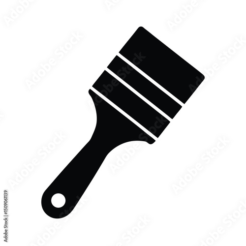 paint brush isolated on white