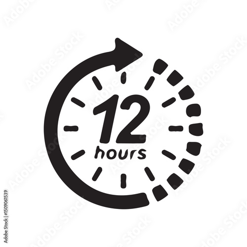 24 hours icon