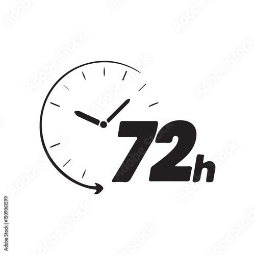 clock with words time is money