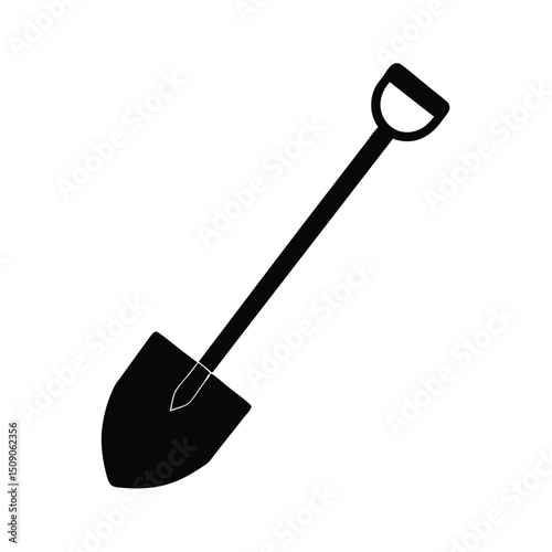 shovel isolated on white background