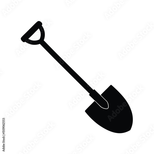 shovel isolated on white