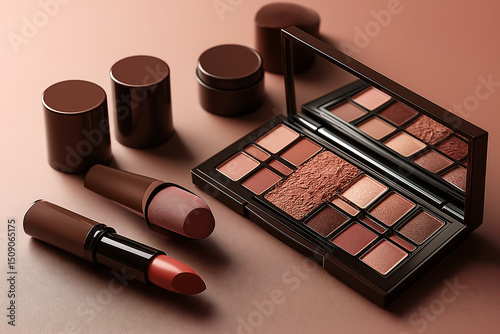 Beauty makeup products eyeshadow lipstick for women cosmetics glamour set