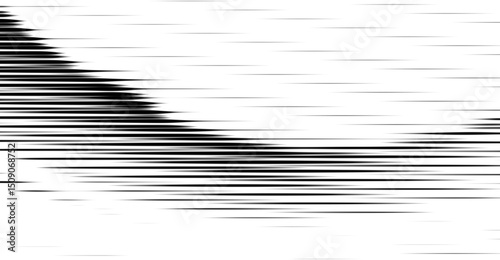 Abstract Black and White Striped Lines Background