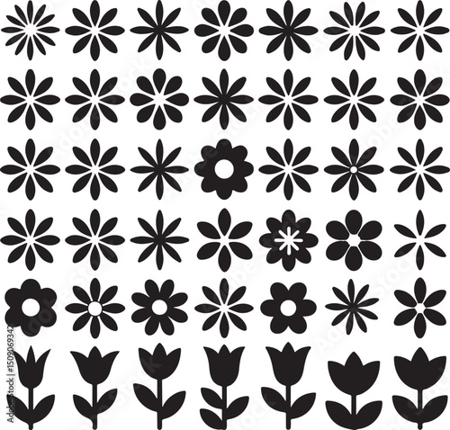 Minimal Flower Icon SVG | Simple Floral Line Art | Botanical Cut File for Cricut

Hand Drawn Flower Icon SVG | Elegant Floral Silhouette | Dainty Bloom Design

Floral Outline SVG | Cute Flower Icon | 