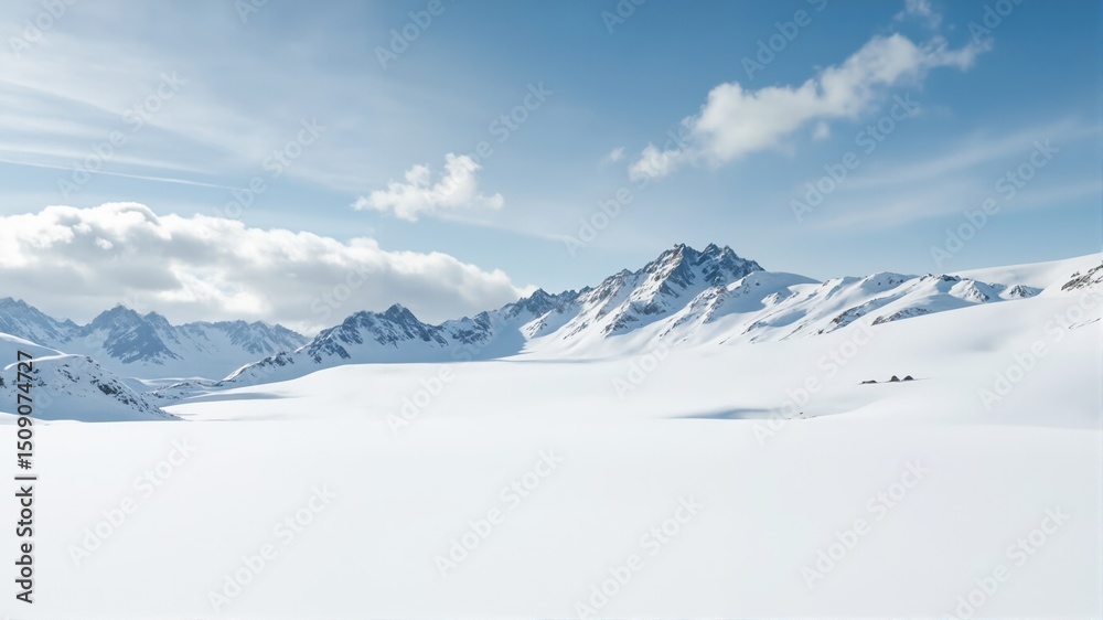 Fototapeta premium snow covered mountains