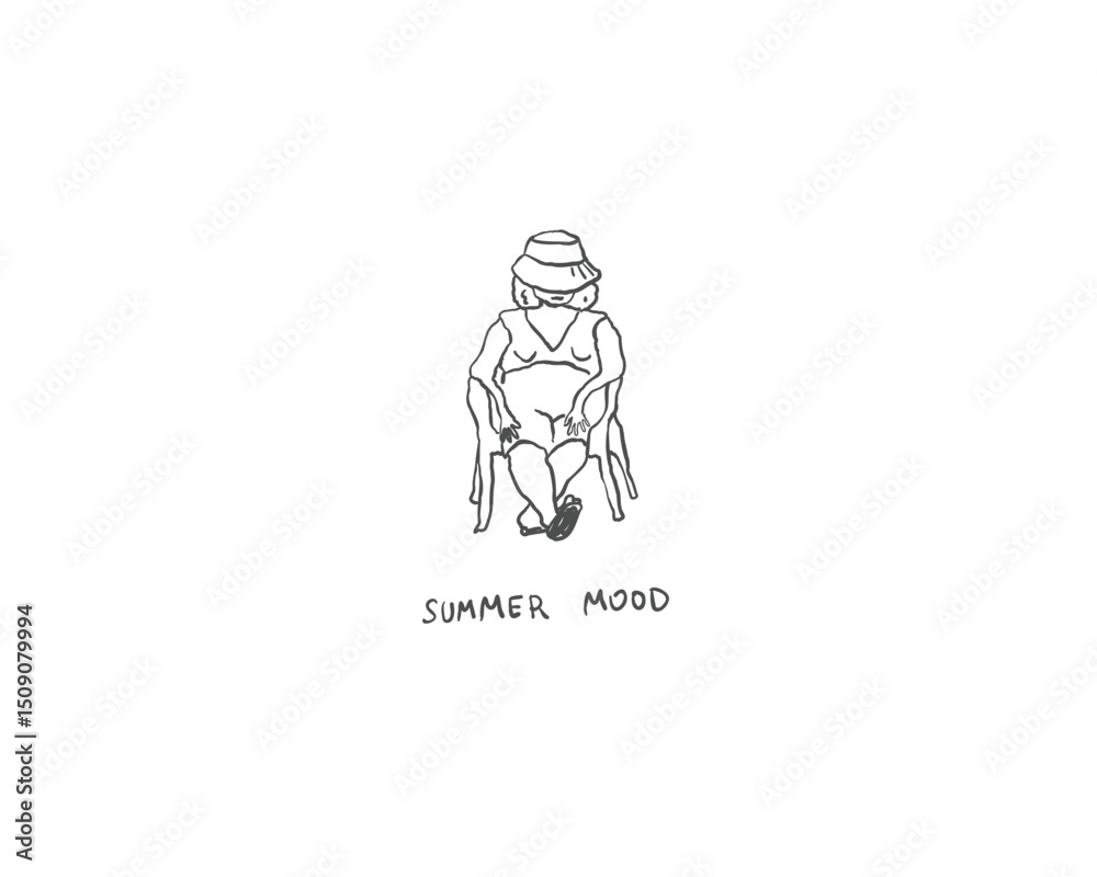 Fototapeta premium Quirky Tattoo Doodles in Sketch Style