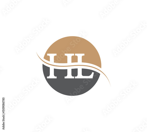 hl letter logo, hl luxury logo, hl initials vector logo design