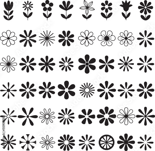 Minimal Flower Icon SVG | Simple Floral Line Art | Botanical Cut File for Cricut

Hand Drawn Flower Icon SVG | Elegant Floral Silhouette | Dainty Bloom Design

Floral Outline SVG | Cute Flower Icon | 