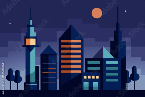 night city landscape