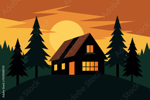 house in the woods