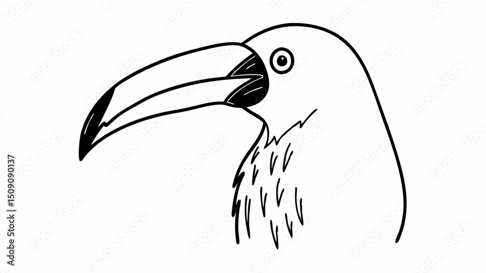 Fototapeta premium toucan, bird, tropical,