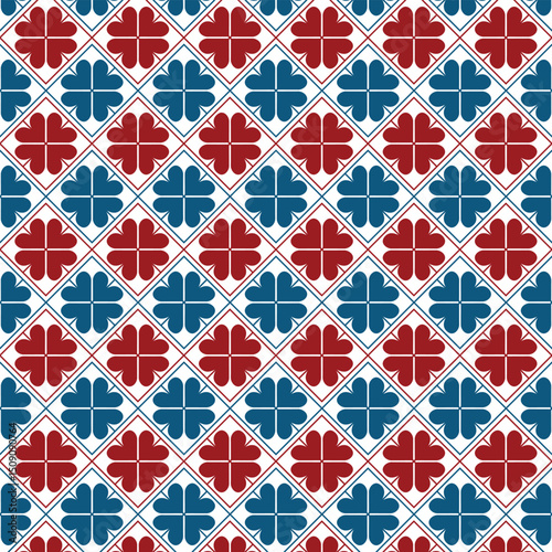 Artistic Seamless Pattern with Hand Drawn Floral Motifs for Modern Design Applications