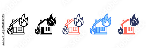 House On Fire Icon