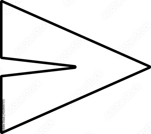 Paper rocket line icon. shuttle paper icons. share symbol. send message symbol.  Message sent buttons
