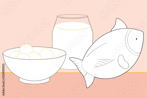 Food with high content of Omega-3 fats