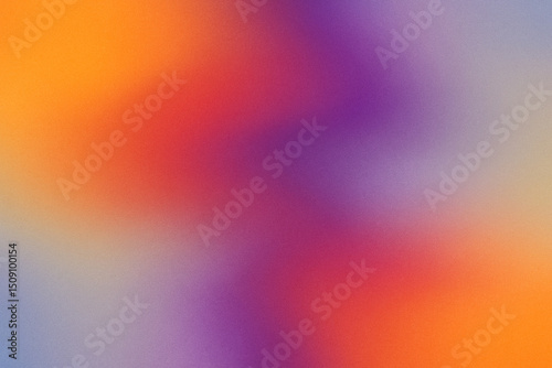 Vibrant Abstract Gradient Background with Orange Purple Hues