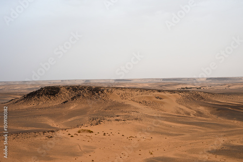 Paysage de la structure de Richat dans l'Adrar en Mauritanie