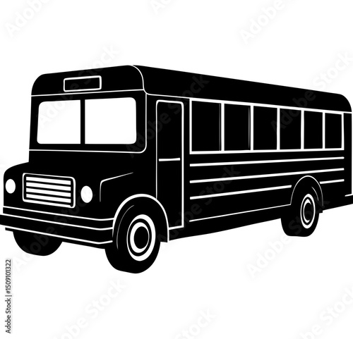vector illustration of a bus