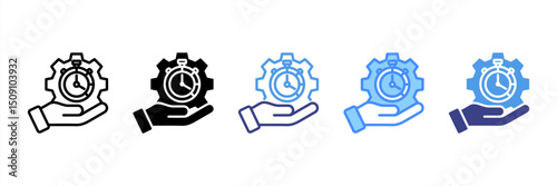 Time Allocation Icon