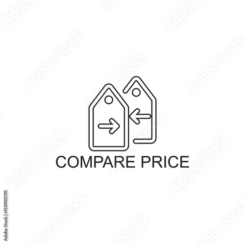 compare price icon , sale icon