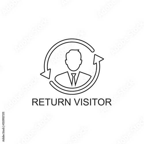 return visitor icon , promotion icon